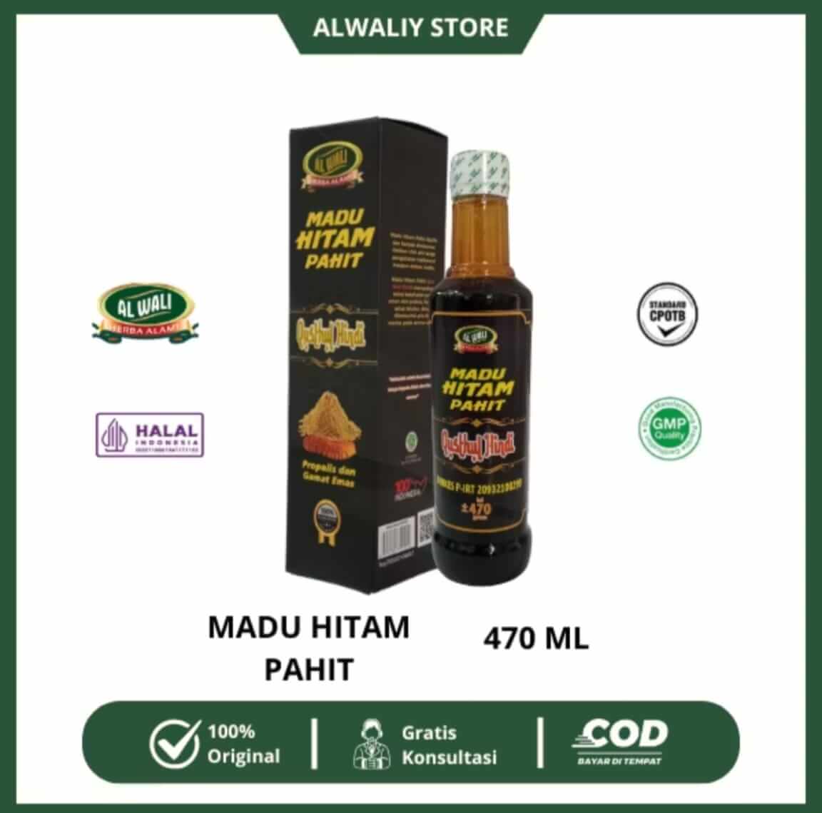Madu Hitam Pahit Propolis